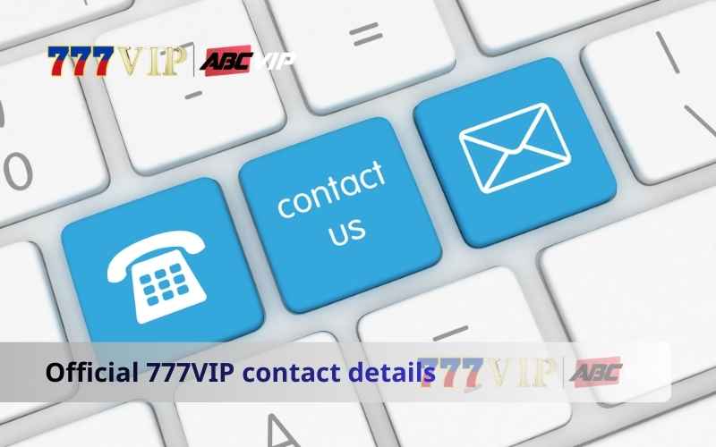 Official 777VIP contact details